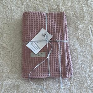 White dandelion  baby  swaddle